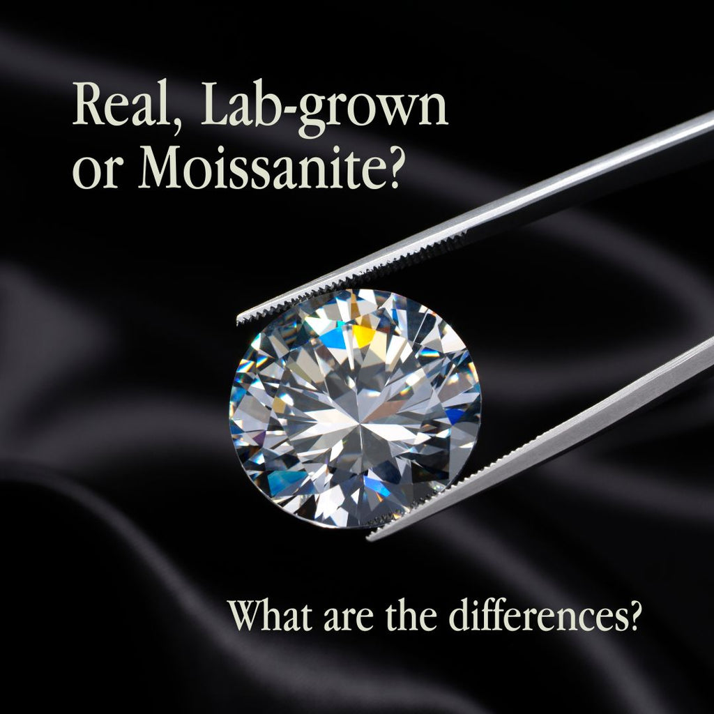 Understanding the Differences: Lab-Grown Diamond, Moissanite, and Natural Diamond