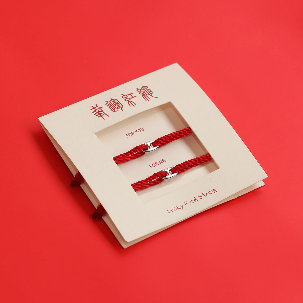 Lucky Red String Connection Bracelets | Gelang Merah Keberuntungan ...