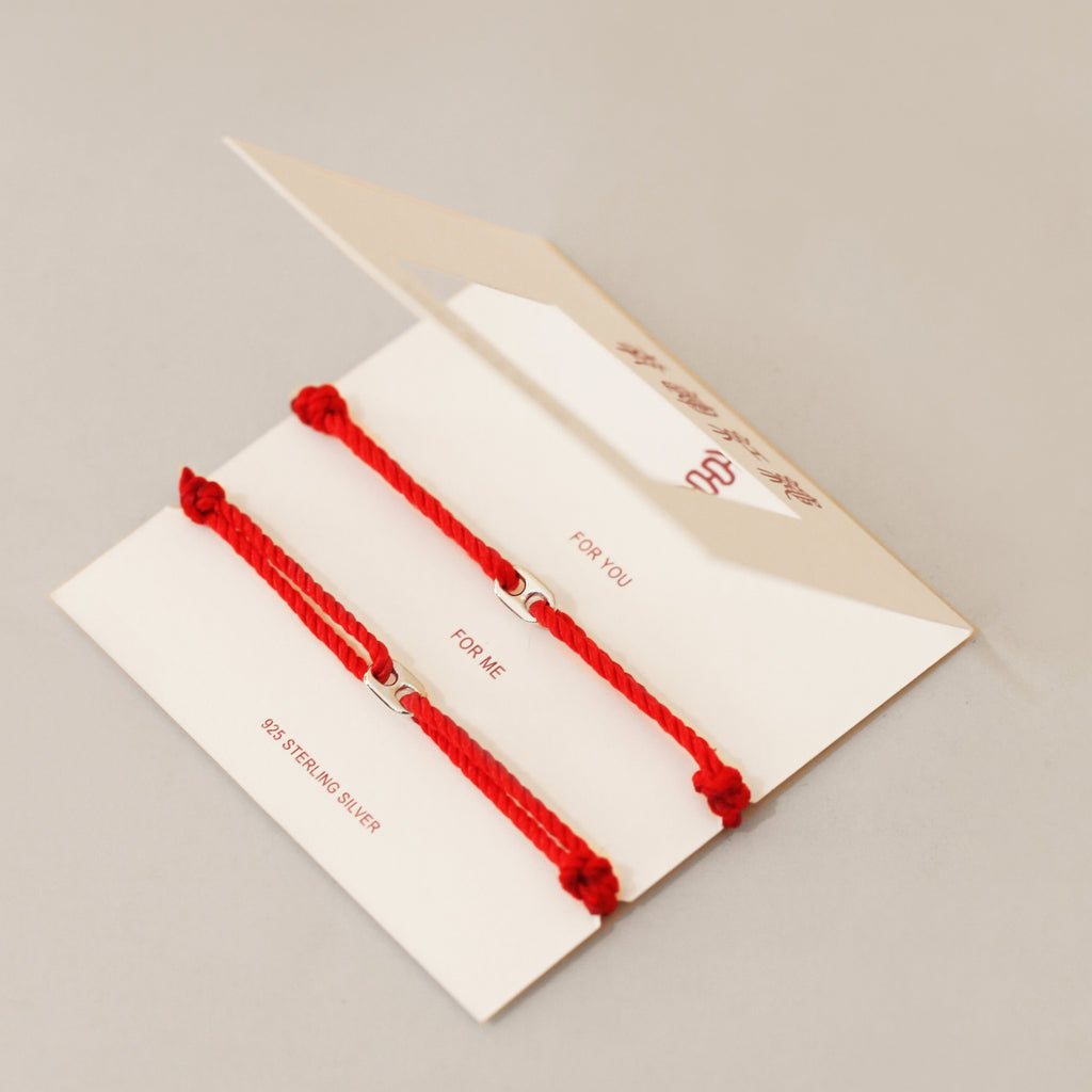 Lucky Red String Connection Bracelets | Gelang Merah Keberuntungan ...
