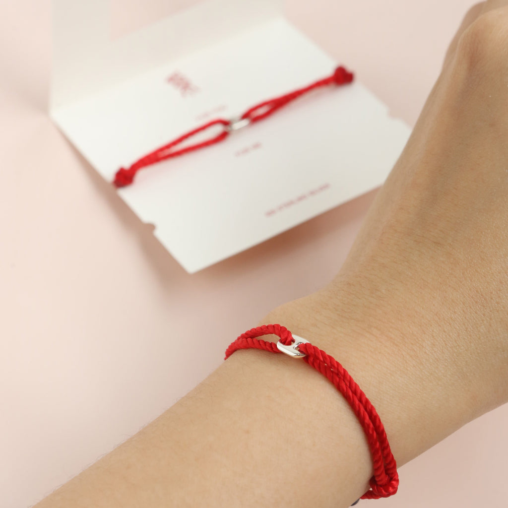 Lucky Red String Connection Bracelets | Gelang Merah Keberuntungan ...
