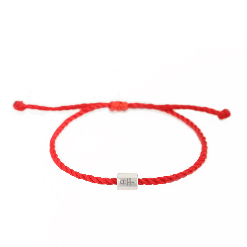 Lucky Red String Affirmation Bracelet - LOULOUROSE