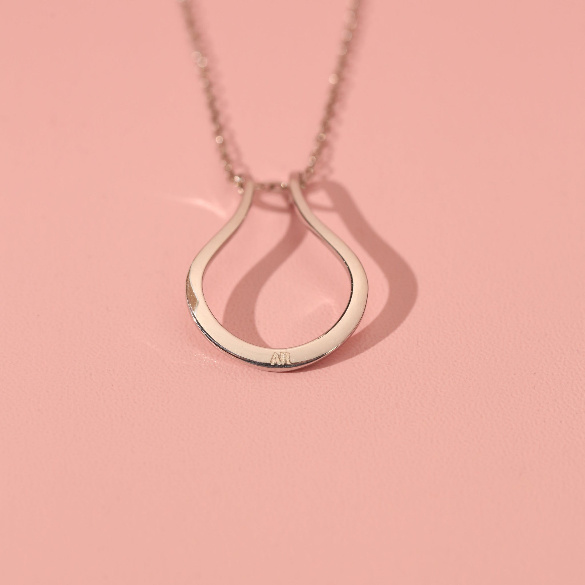 Ring Keeper Pendant Bandul Simpan Cincin Perak Emas Asli