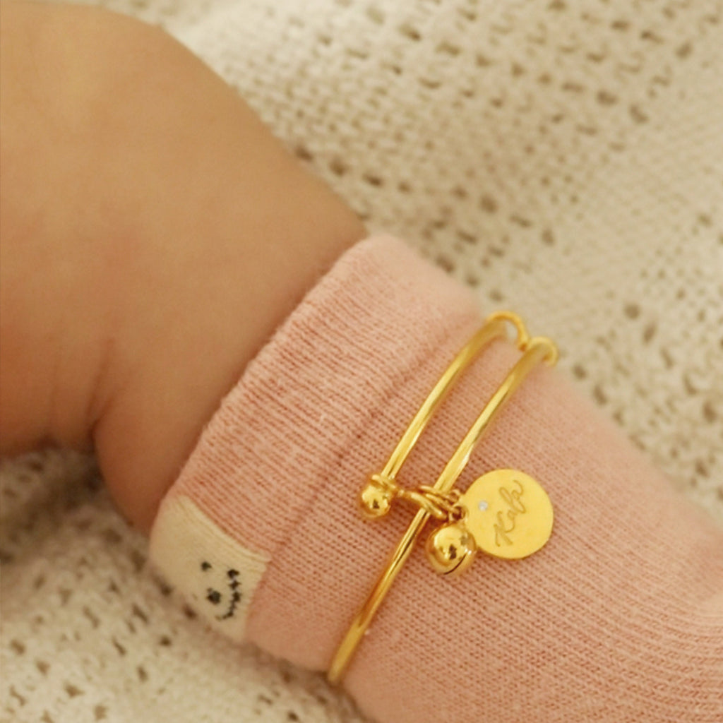 Calligraphy Baby Anklet - LOULOUROSE