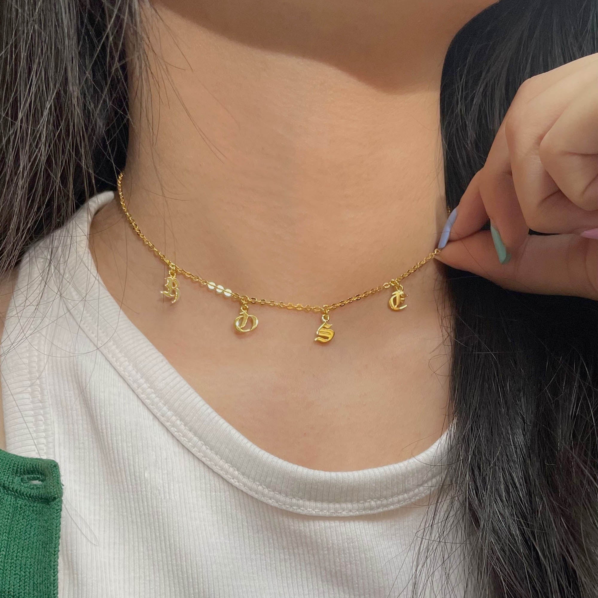 Dangle Name Necklace