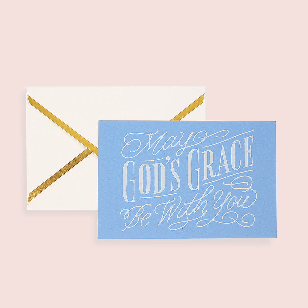 God's Grace Greeting Card - LOULOUROSE