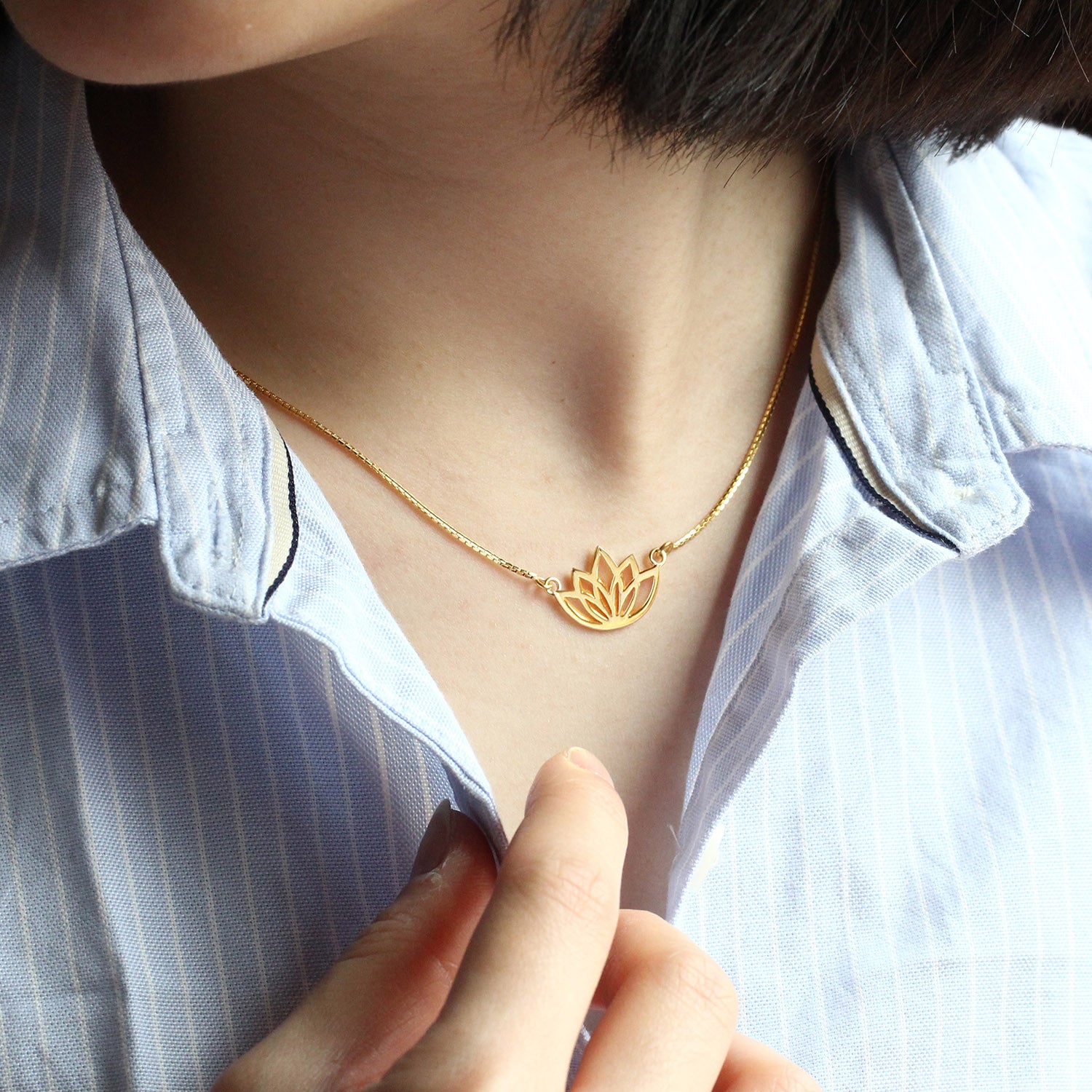 Lotus Necklace