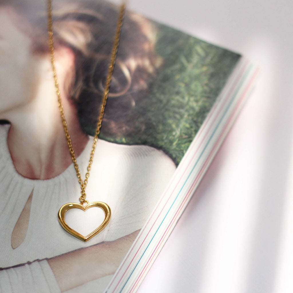 Open Heart Necklace - LOULOUROSE
