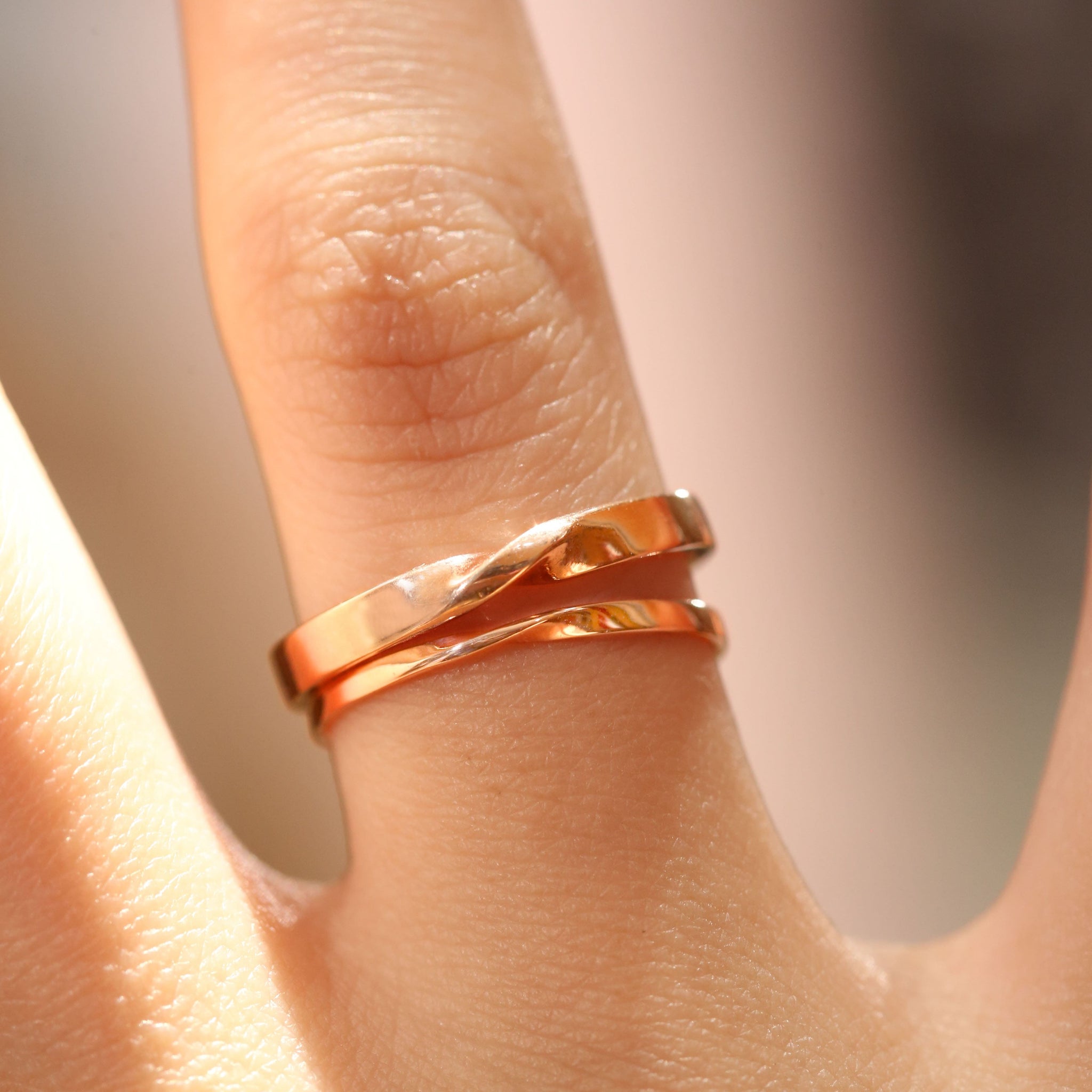 Mobius ring rose gold on sale