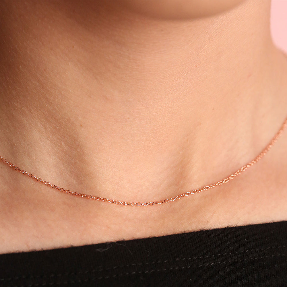 Thin rolo chain hotsell