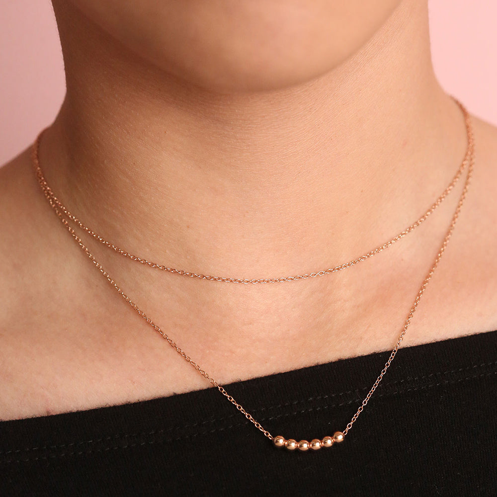 Thin Rolo Chain Necklace - LOULOUROSE