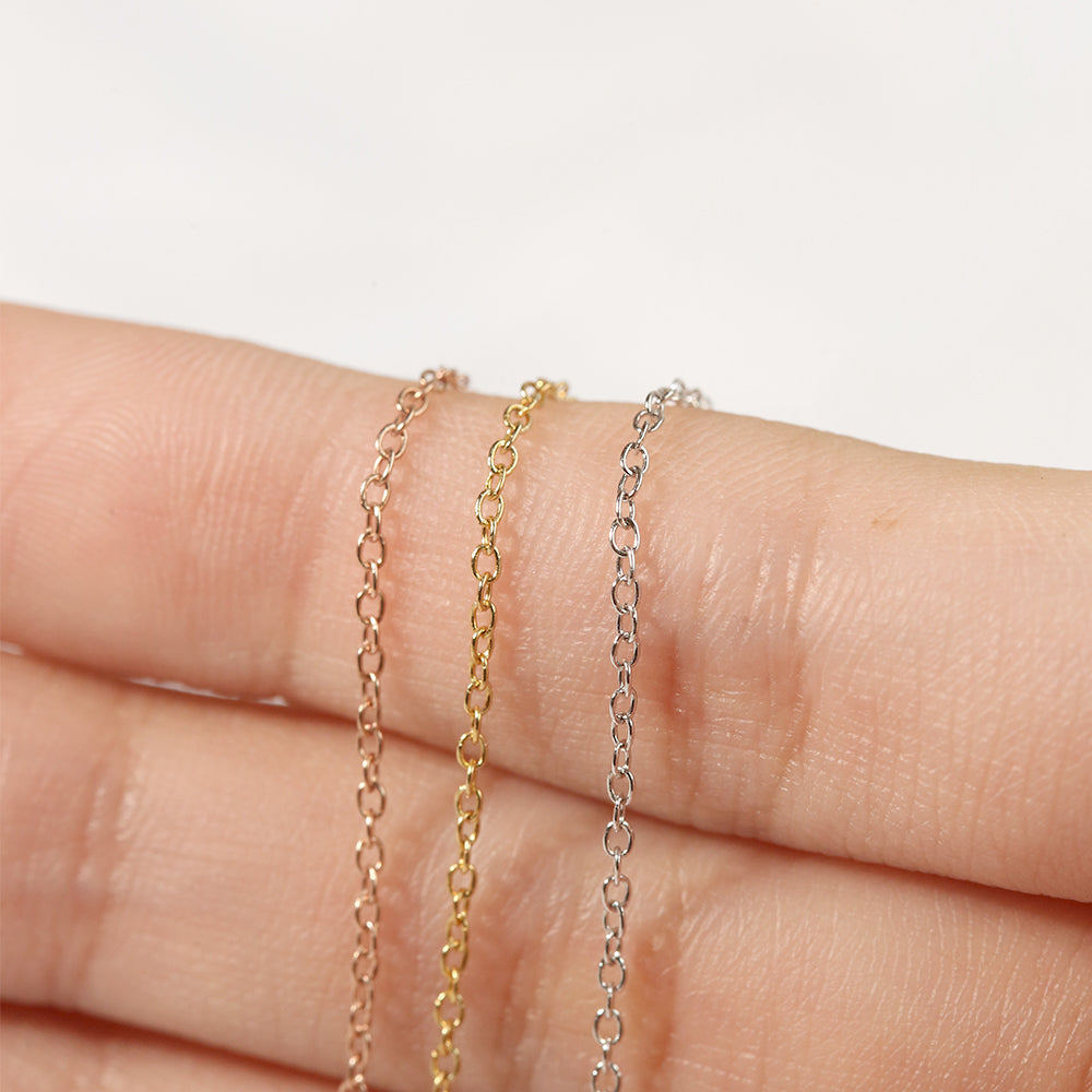 Thin rolo chain hot sale