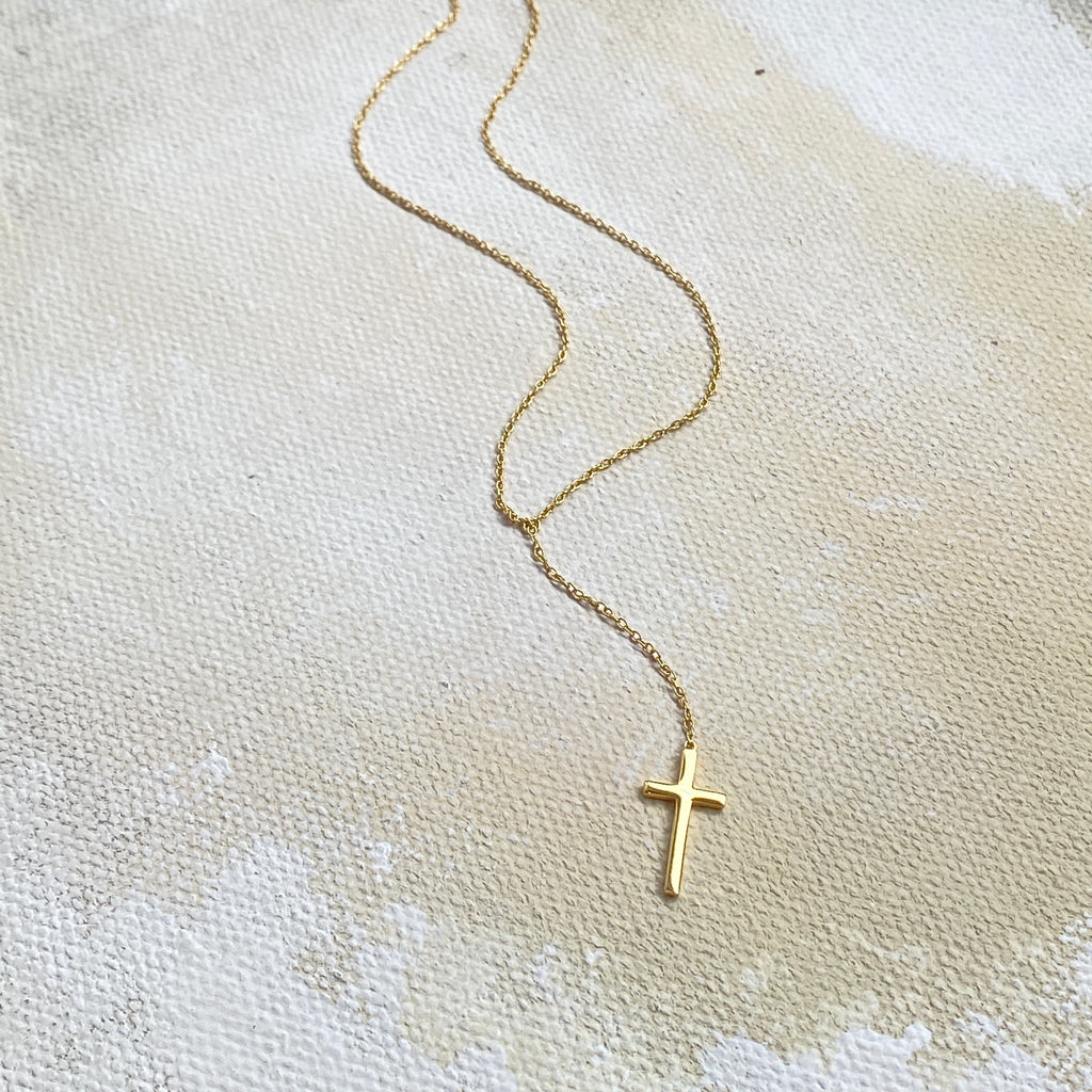 Rosary Lariat Necklace - LOULOUROSE